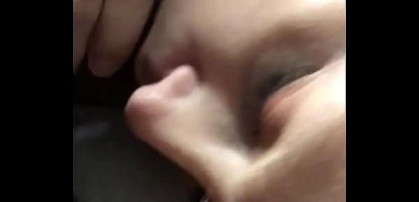  Wife sucking bbc while getting hairy pussy  fingered